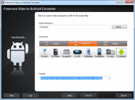 Freemore Video to Android Converter screenshot